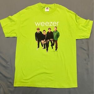 Vintage (2001) Weezer Green Album Promo Shirt